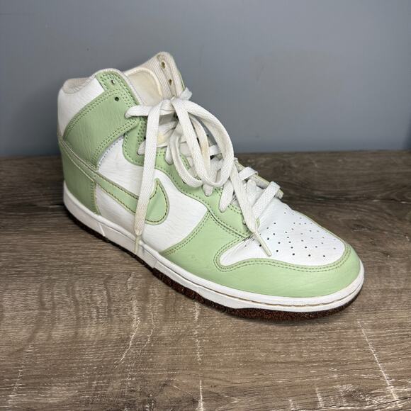 Nike Dunk High SE Mens 9.5 Inspected By Swoosh DQ7680-300 Honeydew White main image 7